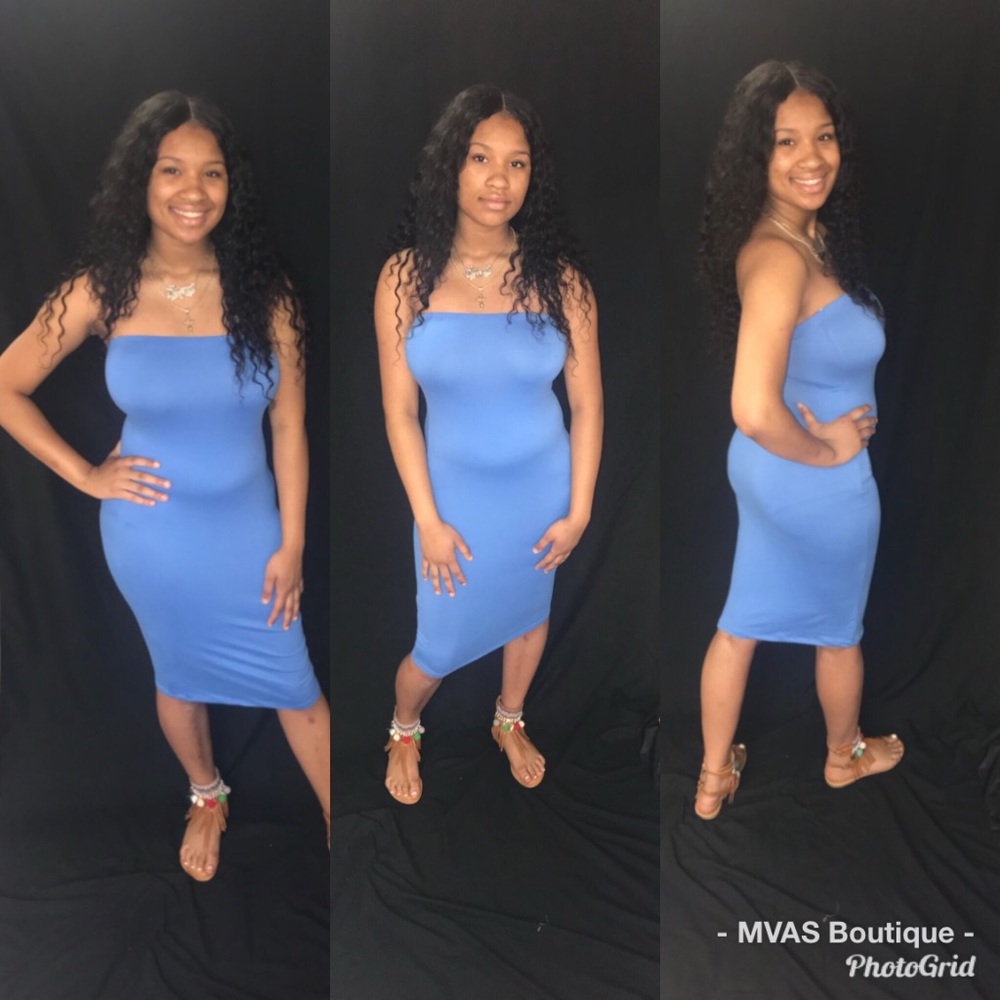 Blue Tube Dress